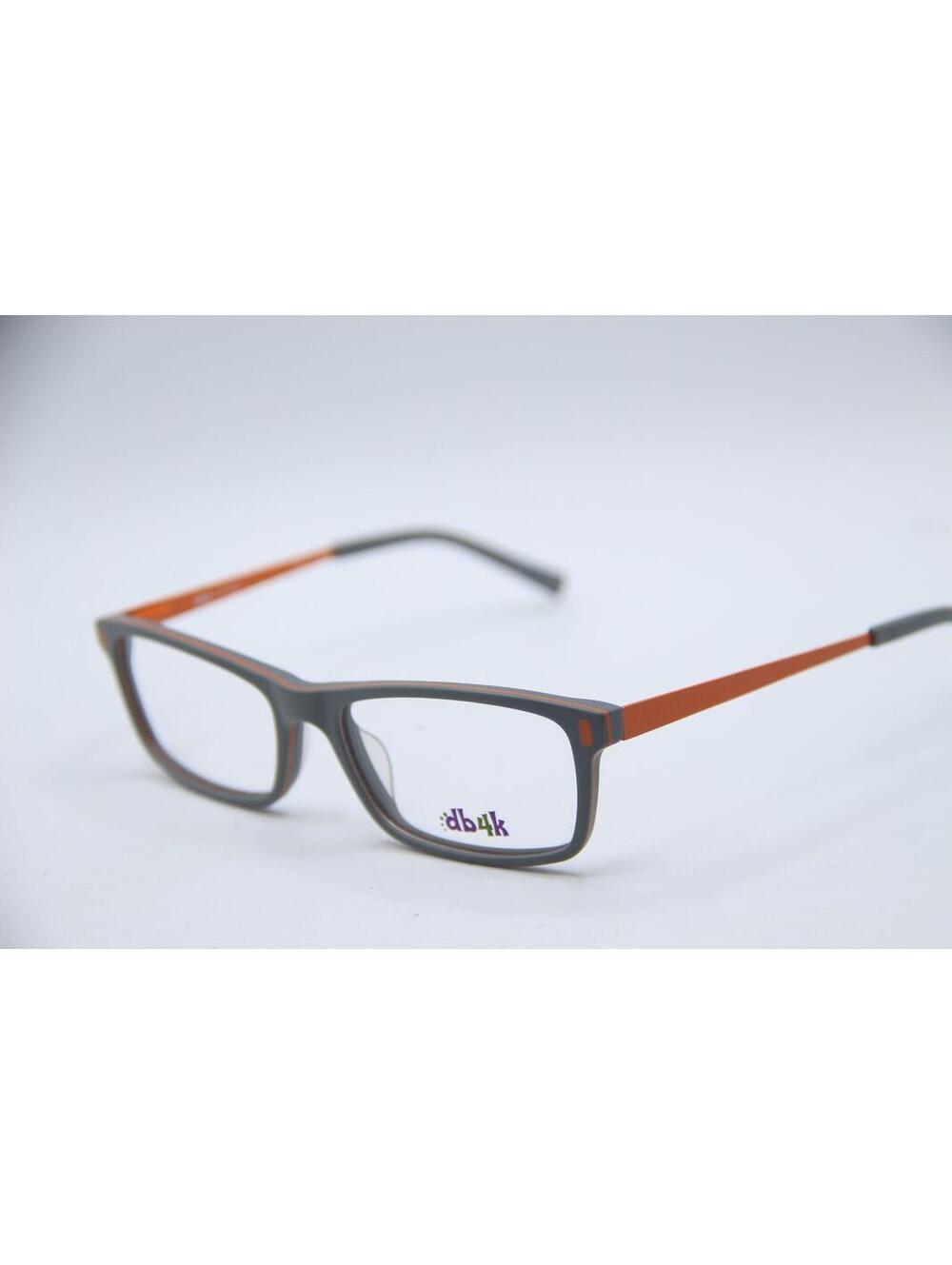 Db4K Ka-Pow! C1 Gray Orange Authentic Eyeglasses 50-15